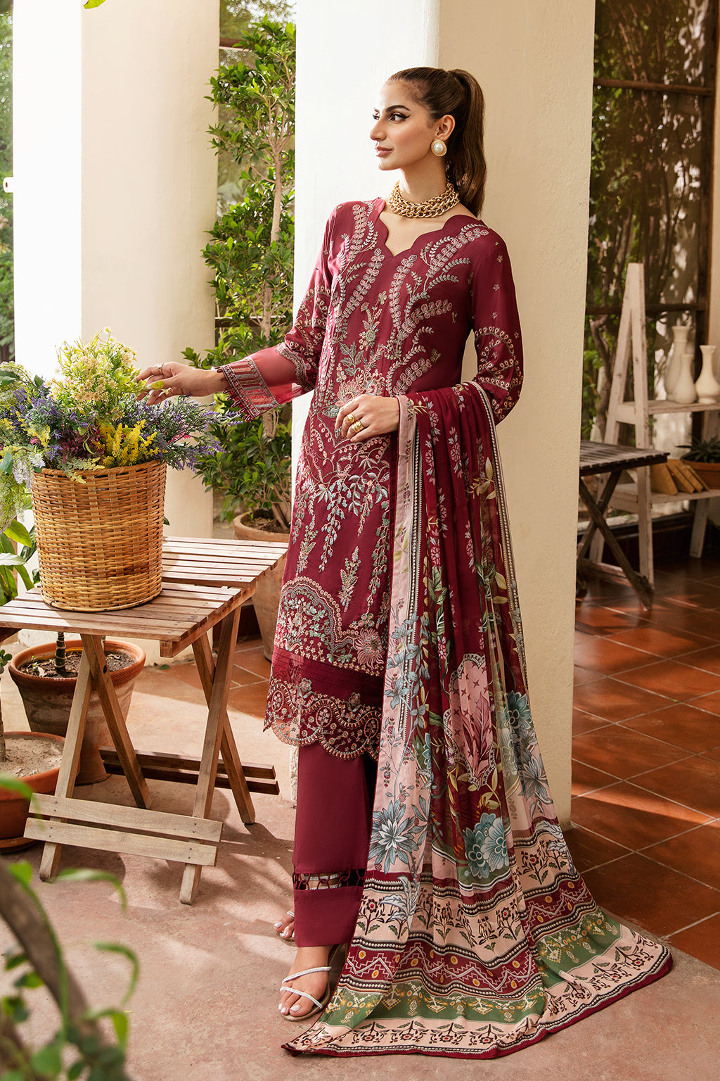 Ramsha | Luxury Lawn 24 | Y-801 - Khanumjan  Pakistani Clothes and Designer Dresses in UK, USA 