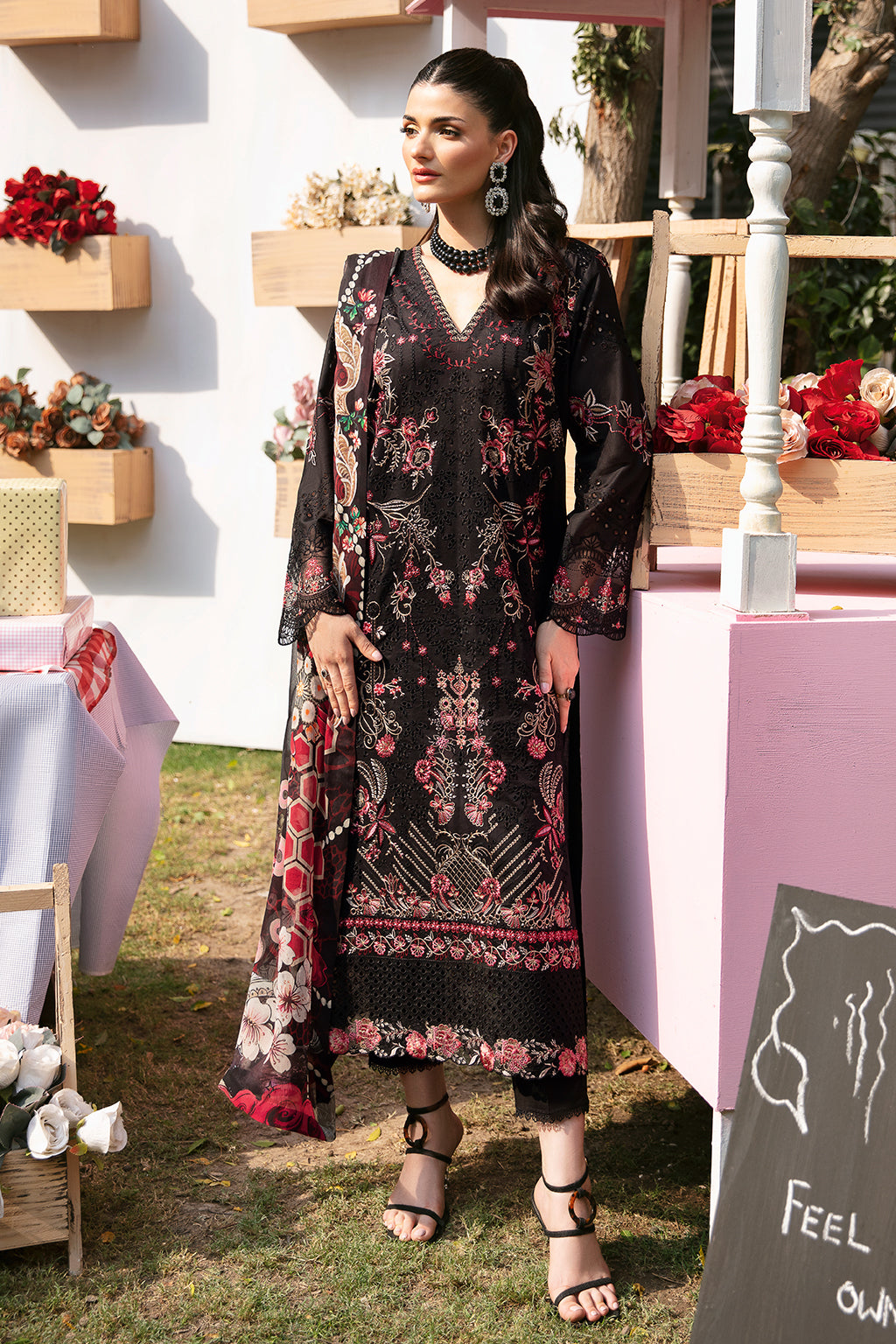 Ramsha | Andaaz Lawn Collection | Z-904 - Khanumjan  Pakistani Clothes and Designer Dresses in UK, USA 