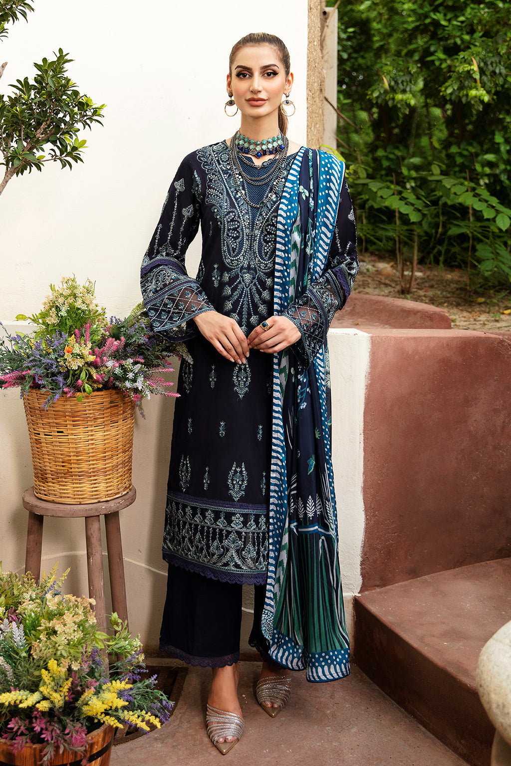 Ramsha | Riwayat Lawn Collection| Y-803 - Khanumjan  Pakistani Clothes and Designer Dresses in UK, USA 