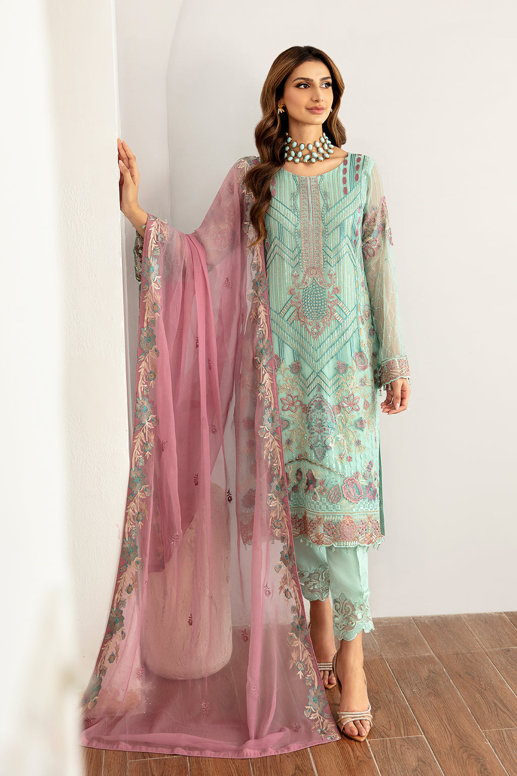 Ramsha | Rangoon Chiffon Collection 24 |D-1107 - Khanumjan  Pakistani Clothes and Designer Dresses in UK, USA 