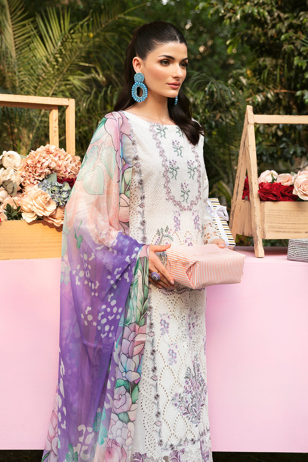 Ramsha | Andaaz Lawn Collection | Z-908 - Khanumjan  Pakistani Clothes and Designer Dresses in UK, USA 