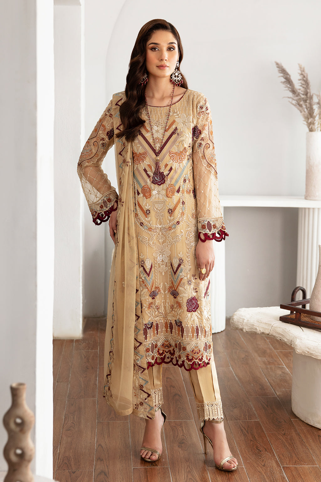 Ramsha | Rangoon Chiffon Collection 24 |D-1108 - Khanumjan  Pakistani Clothes and Designer Dresses in UK, USA 