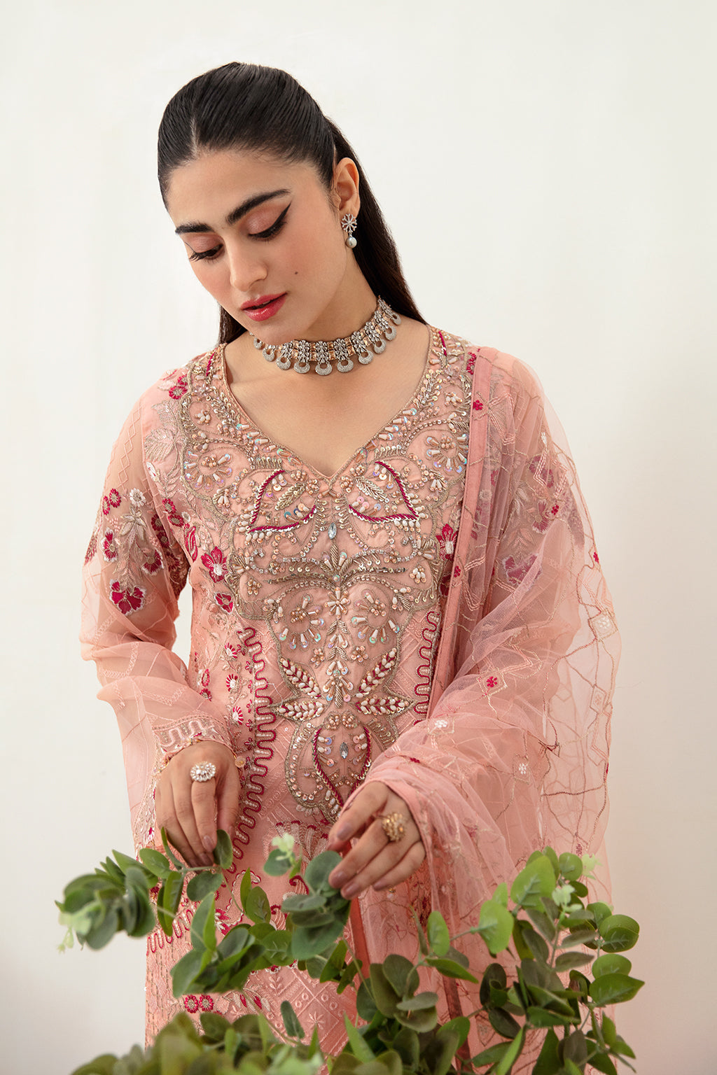 Ramsha | Minhal Organza Collection | M-1007 - Khanumjan  Pakistani Clothes and Designer Dresses in UK, USA 