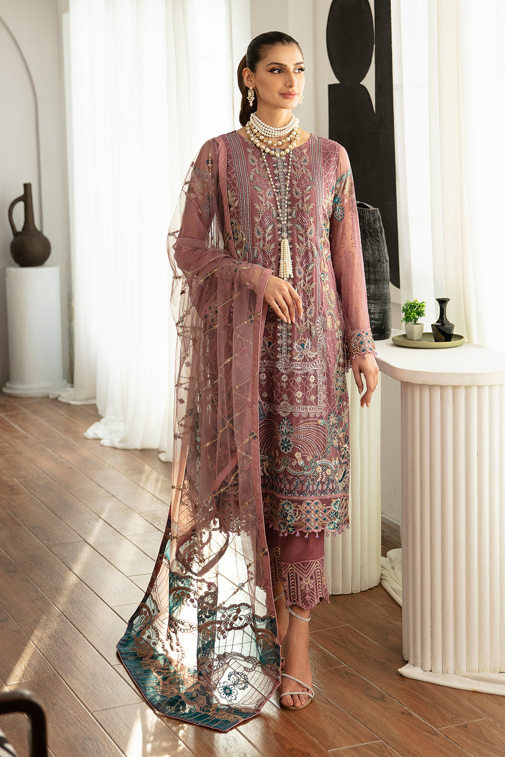 Ramsha | Rangoon Chiffon Collection 24 |D-1102 - Khanumjan  Pakistani Clothes and Designer Dresses in UK, USA 