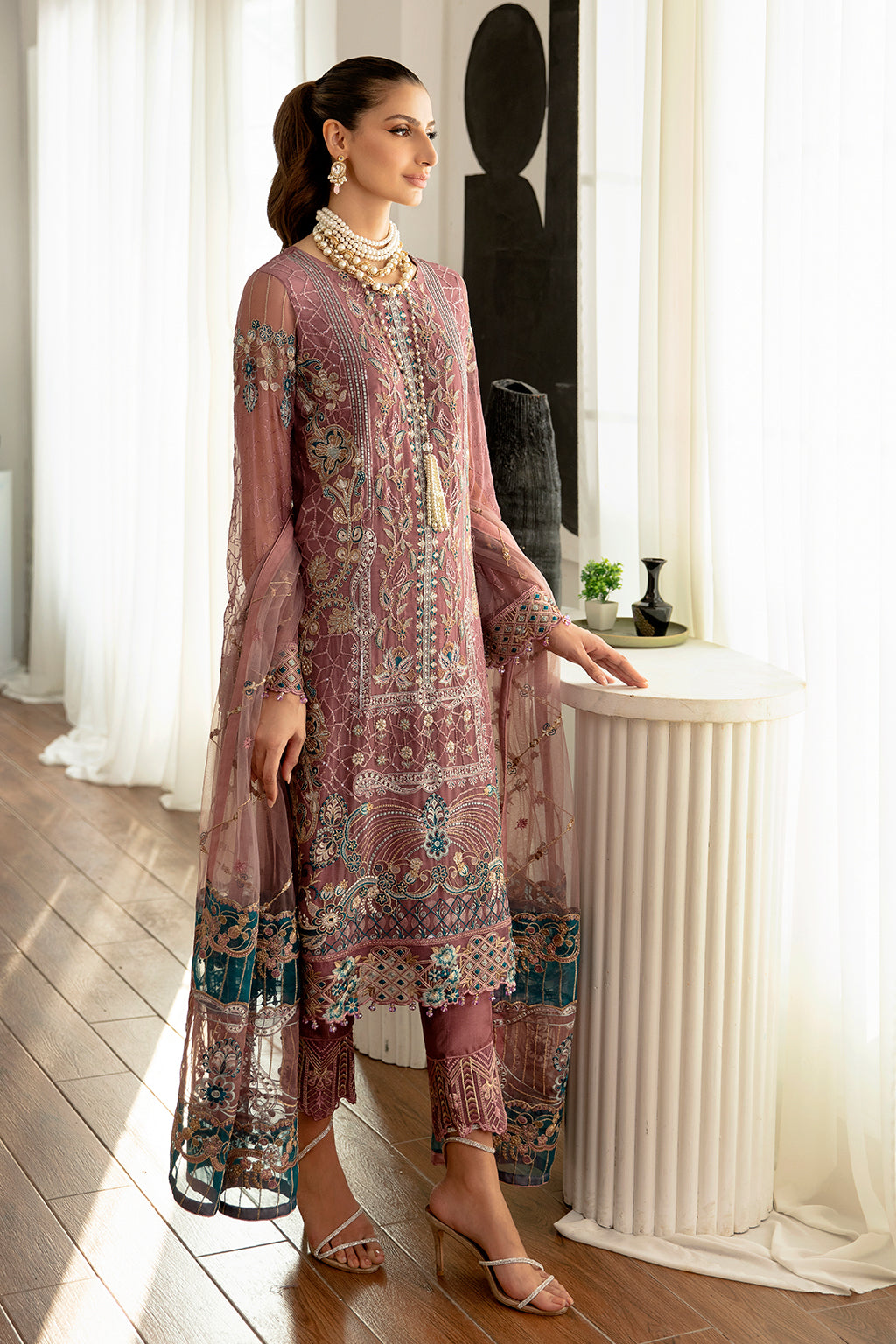 Ramsha | Rangoon Chiffon Collection 24 |D-1102 - Khanumjan  Pakistani Clothes and Designer Dresses in UK, USA 