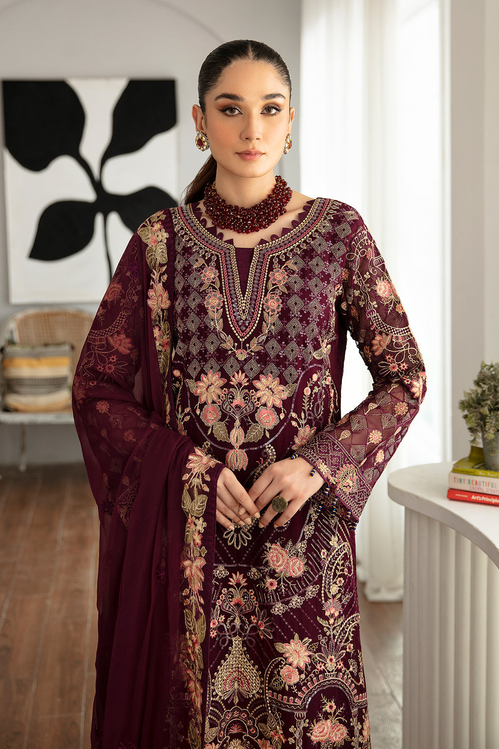 Ramsha | Rangoon Chiffon Collection 24 |D-1104 - Khanumjan  Pakistani Clothes and Designer Dresses in UK, USA 