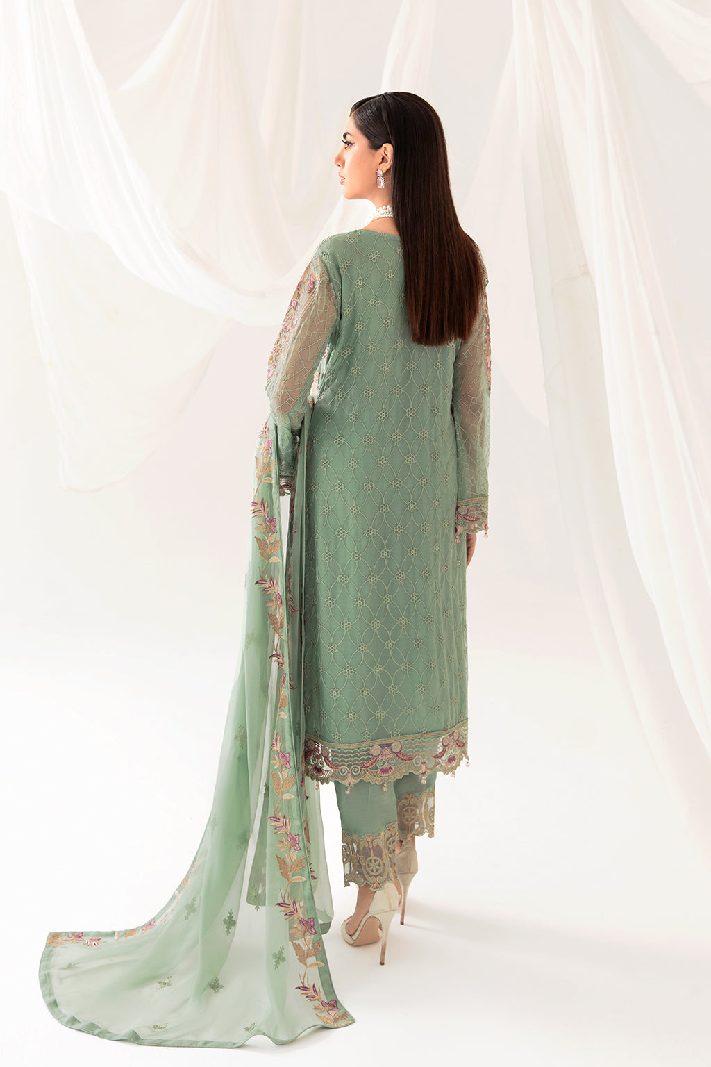 Ramsha | Rangoon Chiffon Collection 24 | D-1003 - Khanumjan  Pakistani Clothes and Designer Dresses in UK, USA 