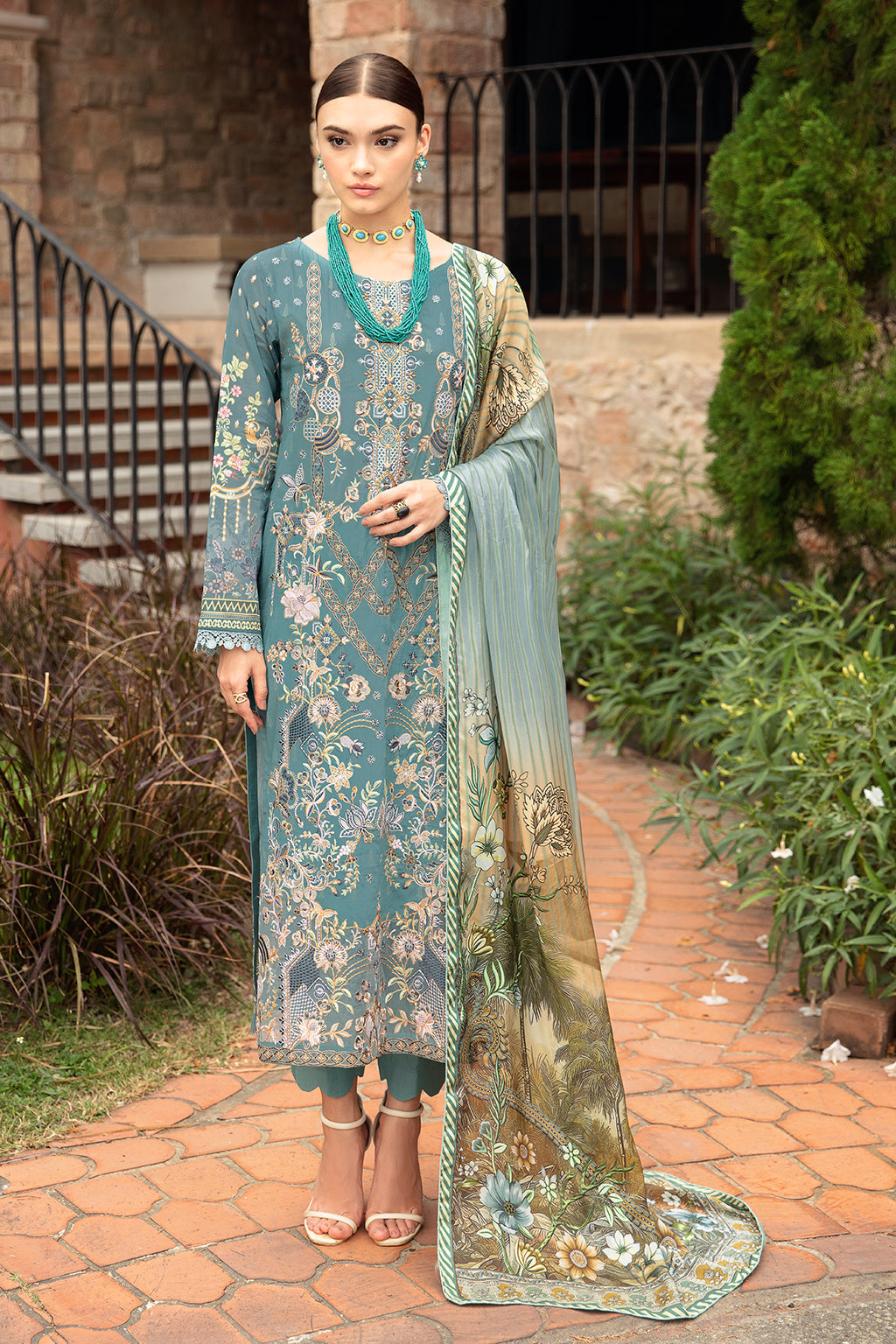 Ramsha | Riwayat Lawn Collection| Y-907 - Khanumjan  Pakistani Clothes and Designer Dresses in UK, USA 