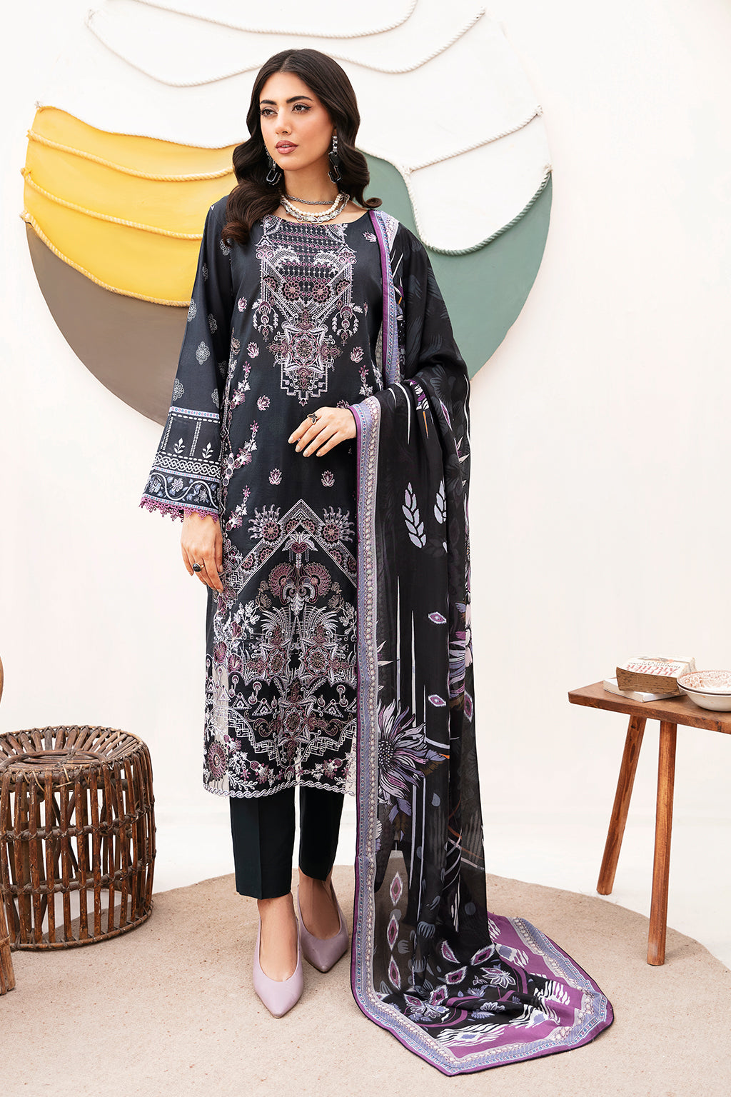 Ramsha | Mashaal Luxury Lawn | L-1102 - Khanumjan  Pakistani Clothes and Designer Dresses in UK, USA 