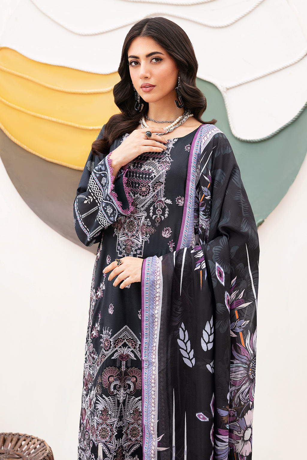 Ramsha | Mashaal Luxury Lawn | L-1102 - Khanumjan  Pakistani Clothes and Designer Dresses in UK, USA 