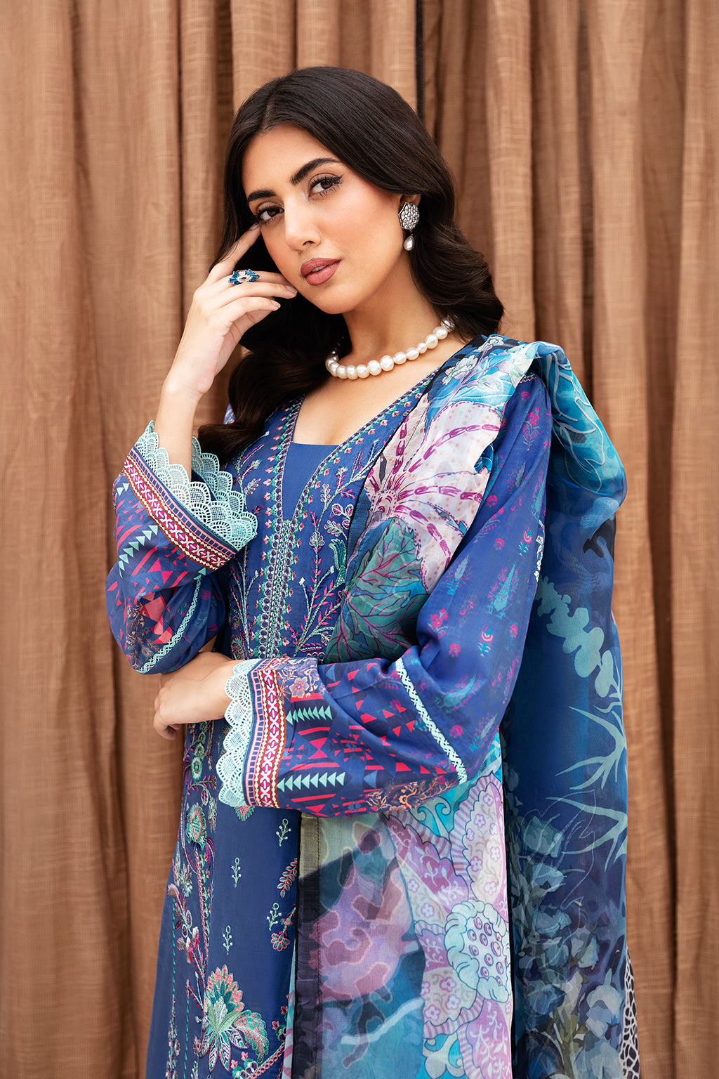 Ramsha | Mashaal Luxury Lawn | L-1112 - Khanumjan  Pakistani Clothes and Designer Dresses in UK, USA 