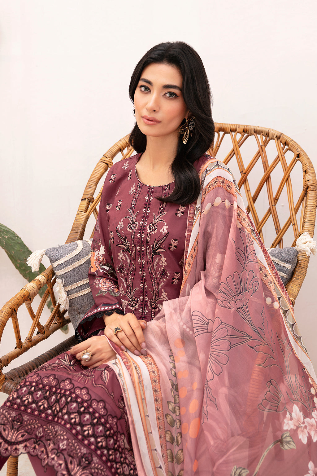 Ramsha | Mashaal Luxury Lawn | L-1108 - Khanumjan  Pakistani Clothes and Designer Dresses in UK, USA 