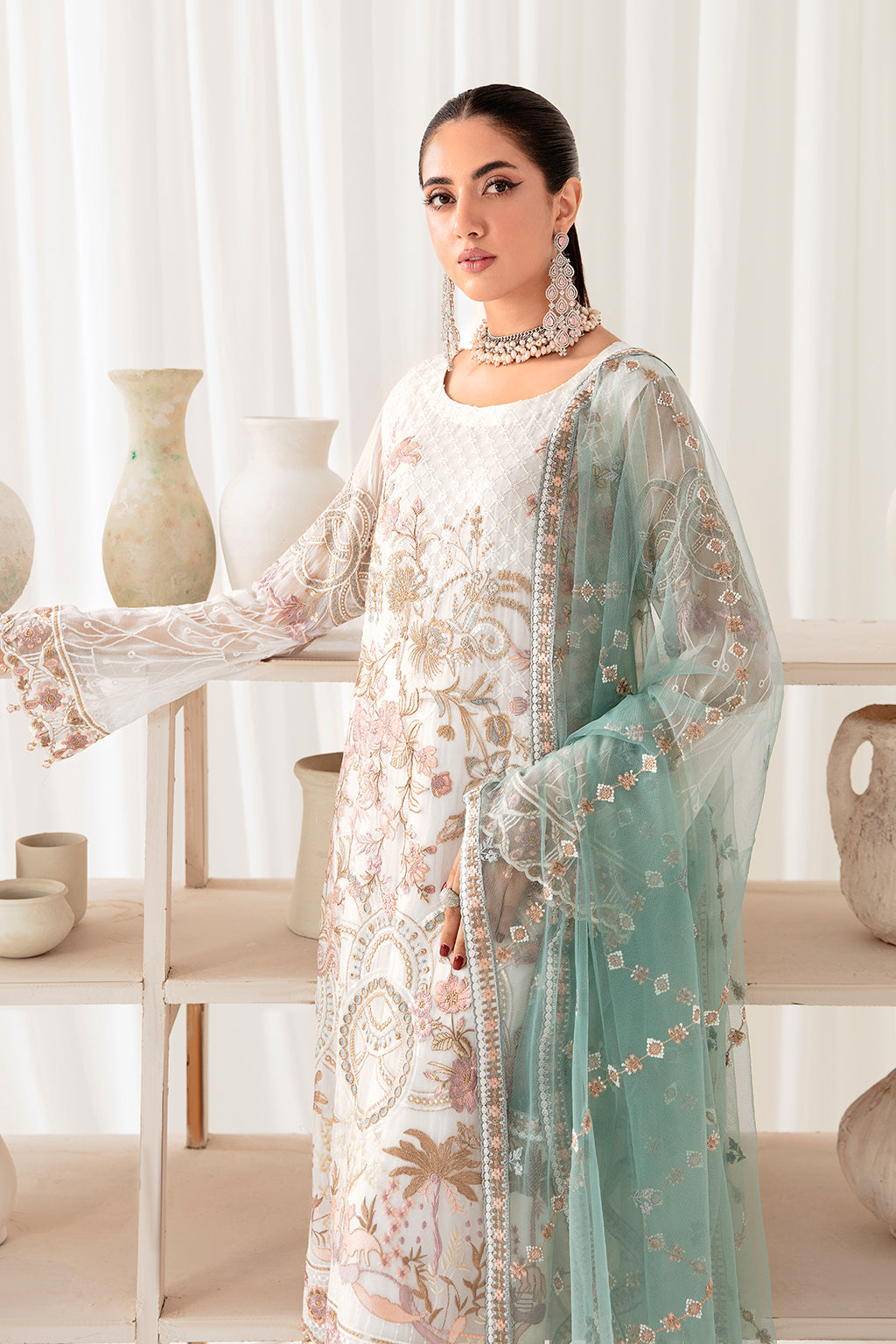 Ramsha | Rangoon Chiffon Collection 24 | D-1005 - Khanumjan  Pakistani Clothes and Designer Dresses in UK, USA 