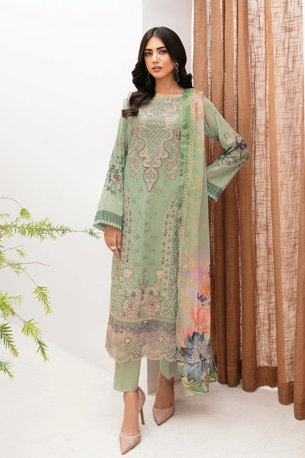 Ramsha | Mashaal Luxury Lawn | L-1101 - Khanumjan  Pakistani Clothes and Designer Dresses in UK, USA 