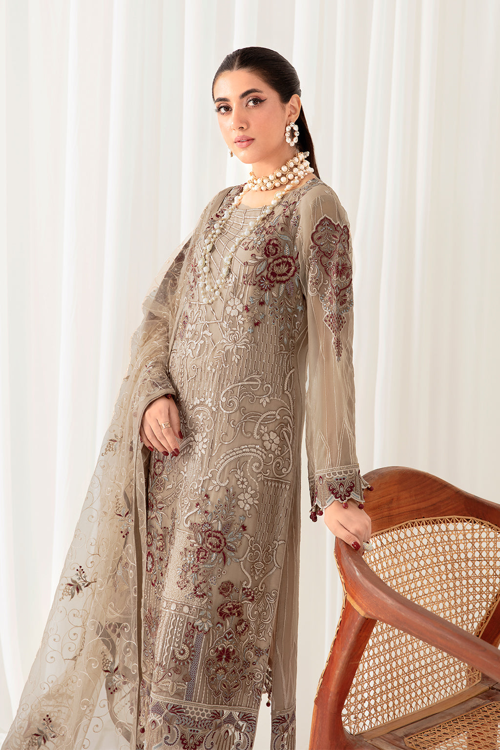 Ramsha | Rangoon Chiffon Collection 24 | D-1009 - Khanumjan  Pakistani Clothes and Designer Dresses in UK, USA 