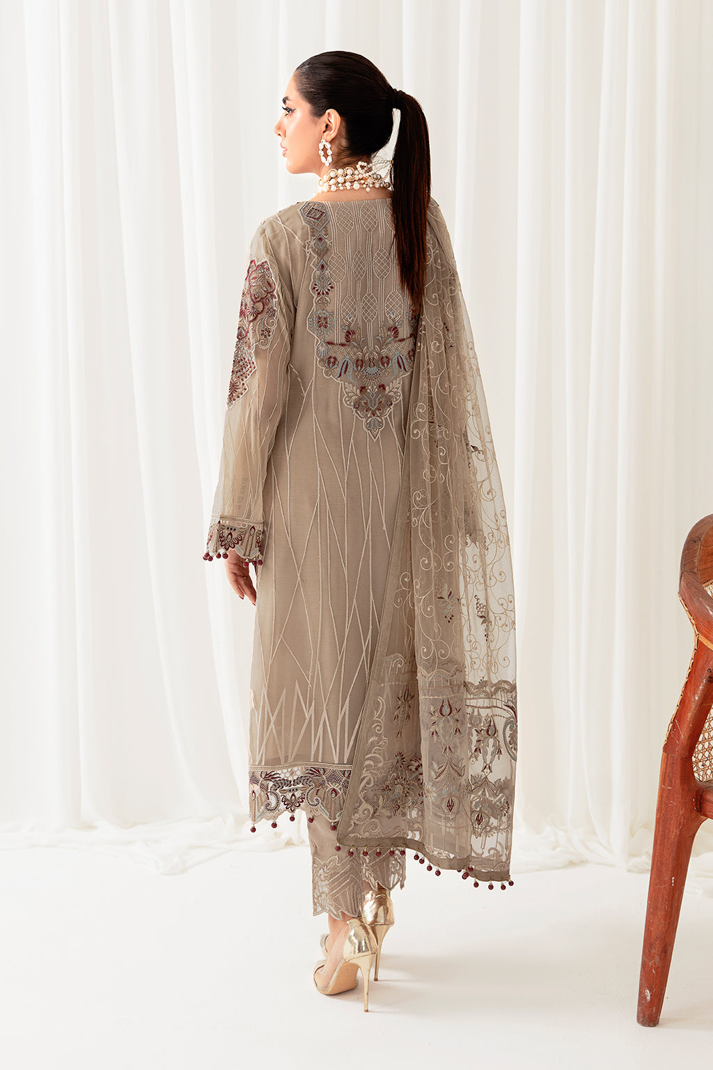 Ramsha | Rangoon Chiffon Collection 24 | D-1009 - Khanumjan  Pakistani Clothes and Designer Dresses in UK, USA 