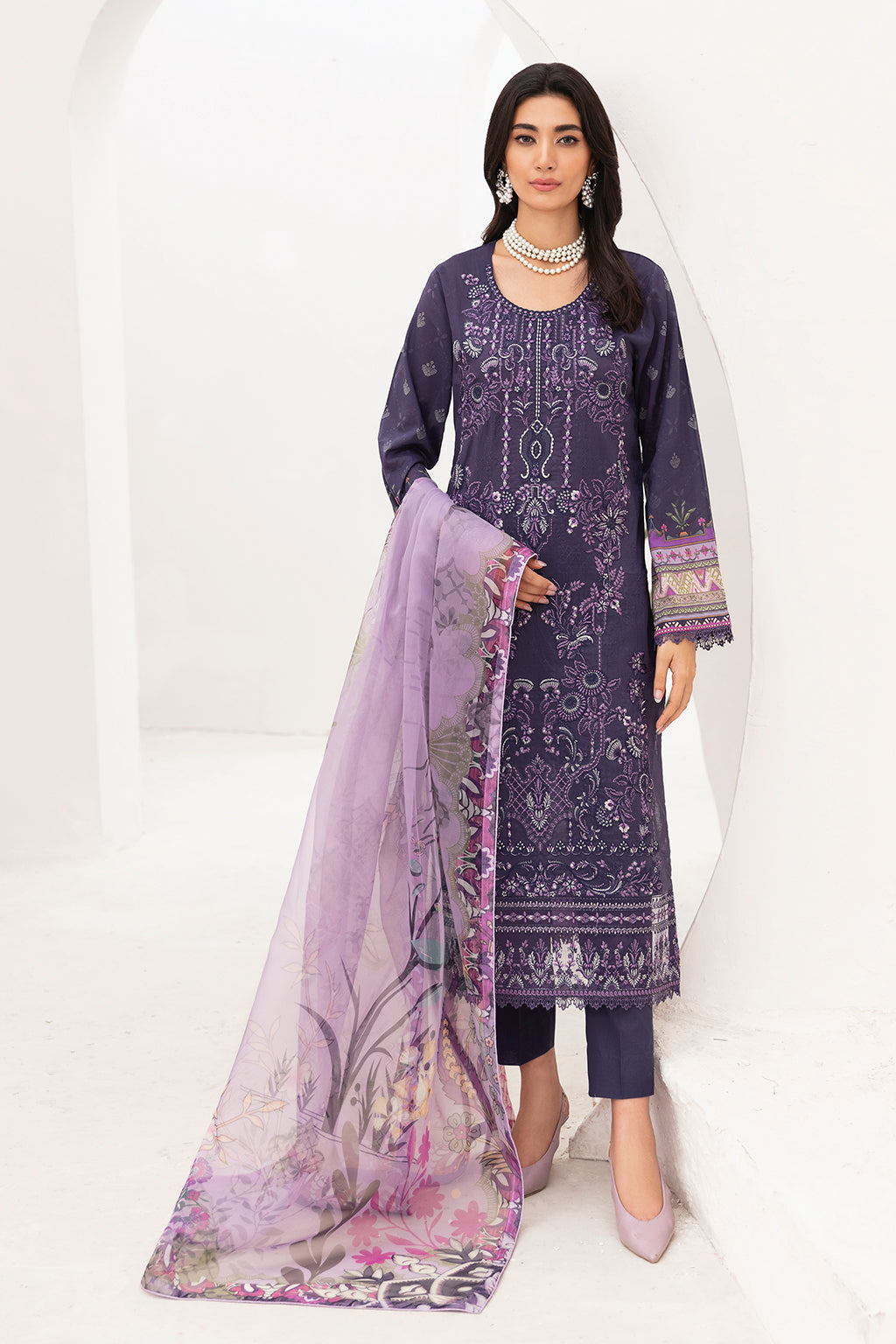 Ramsha | Mashaal Luxury Lawn | L-1105 - Khanumjan  Pakistani Clothes and Designer Dresses in UK, USA 