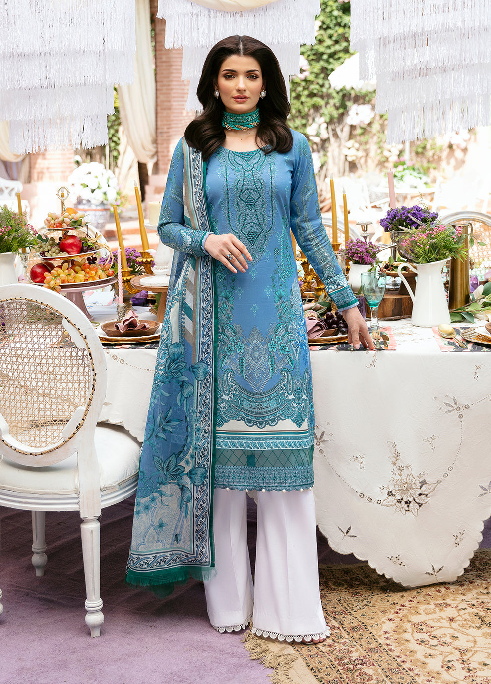 Gulaal | Summer Glow Lawn 24 | ELAINE (GL-L-24V3-07) - Khanumjan  Pakistani Clothes and Designer Dresses in UK, USA 