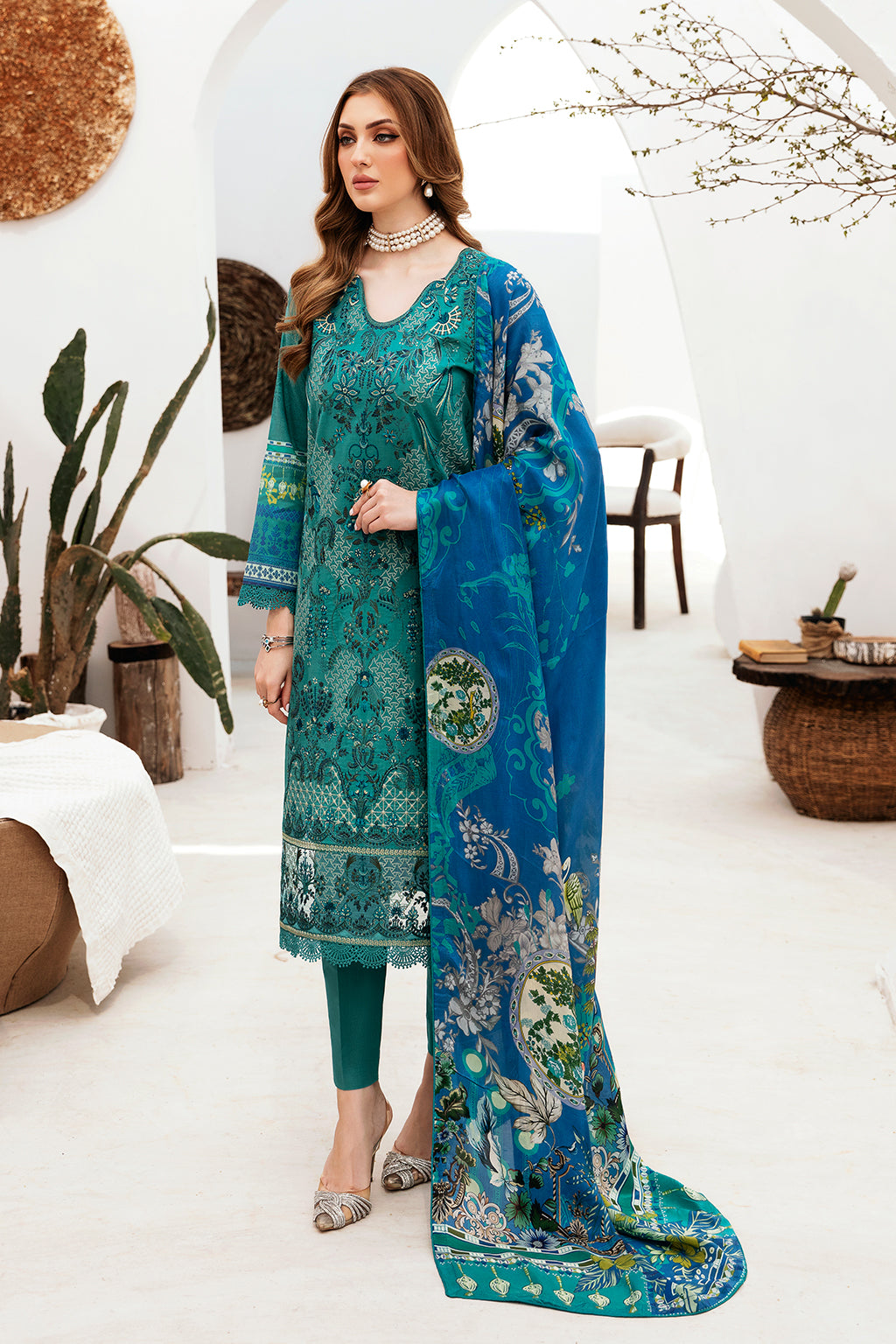 Ramsha | Ghazal Lawn 24 | G-206 - Khanumjan  Pakistani Clothes and Designer Dresses in UK, USA 