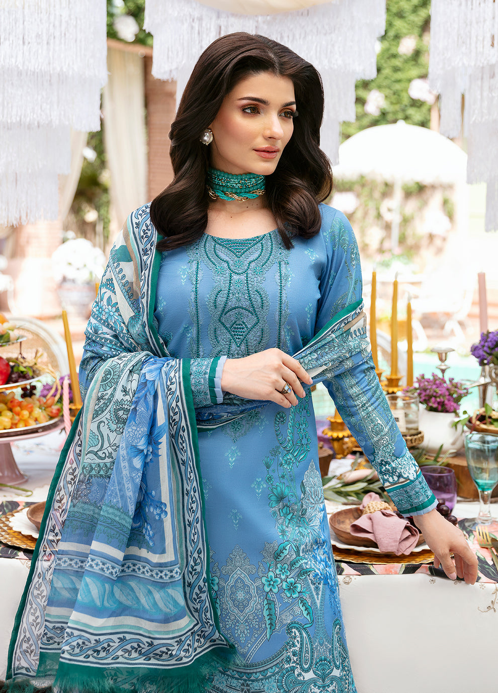 Gulaal | Summer Glow Lawn 24 | ELAINE (GL-L-24V3-07) - Khanumjan  Pakistani Clothes and Designer Dresses in UK, USA 