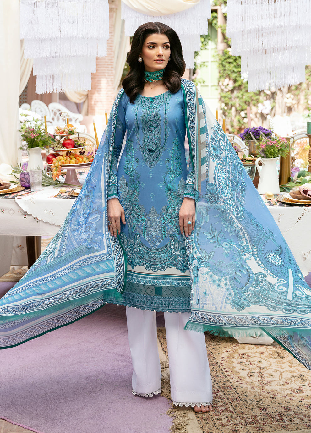 Gulaal | Summer Glow Lawn 24 | ELAINE (GL-L-24V3-07) - Khanumjan  Pakistani Clothes and Designer Dresses in UK, USA 