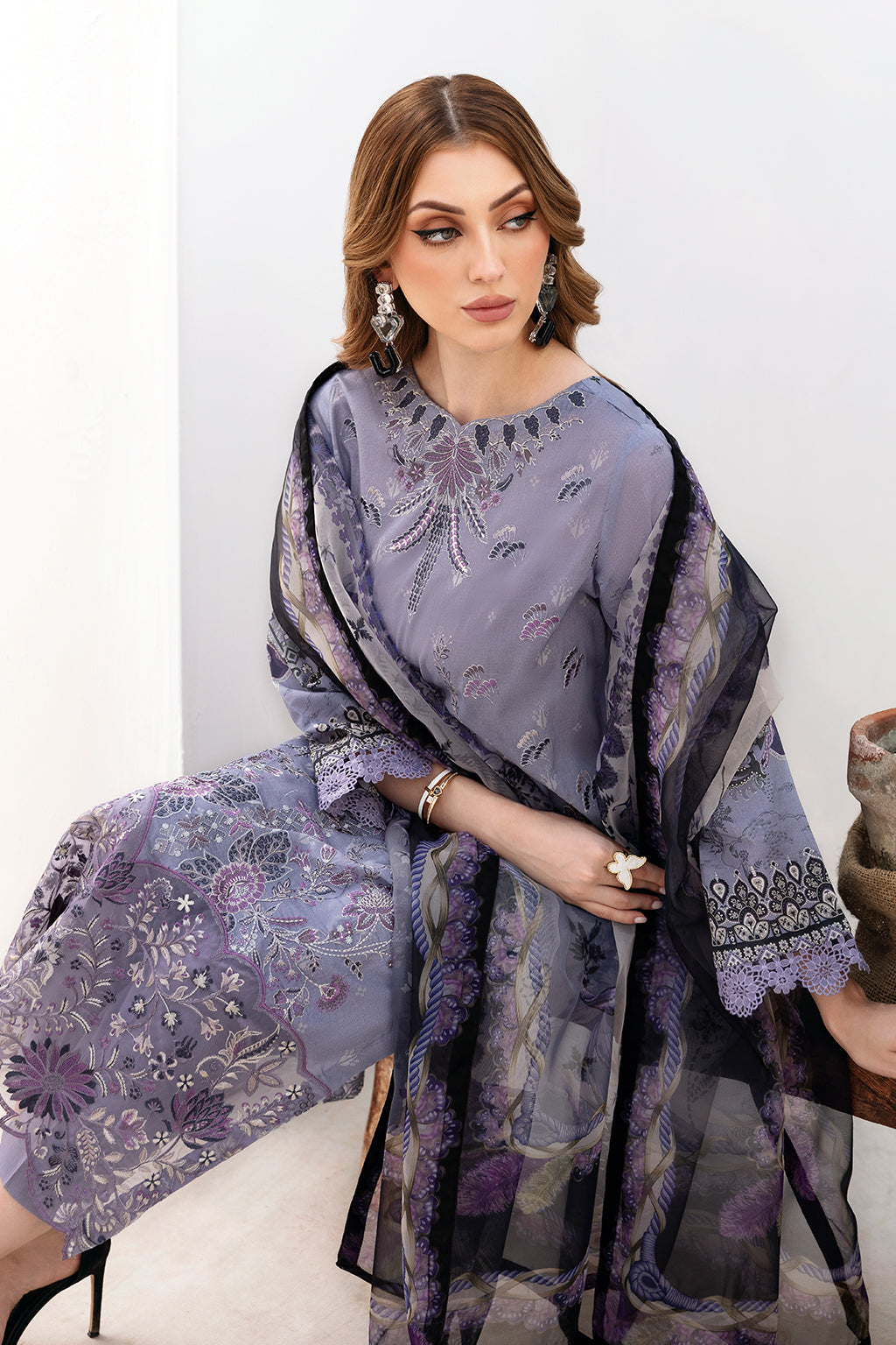 Ramsha | Ghazal Lawn 24 | G-202 - Khanumjan  Pakistani Clothes and Designer Dresses in UK, USA 