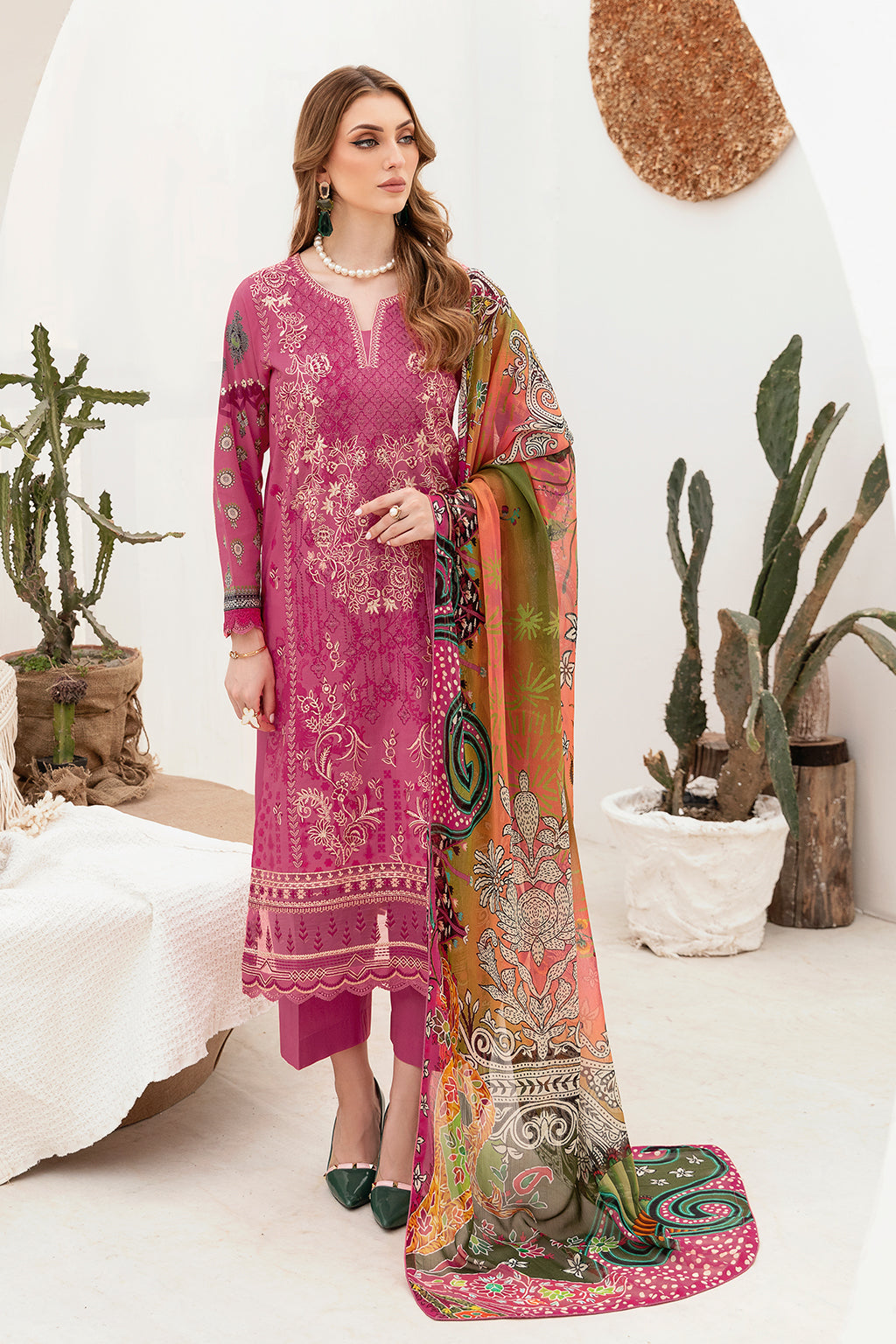 Ramsha | Ghazal Lawn 24 | G-208 - Khanumjan  Pakistani Clothes and Designer Dresses in UK, USA 