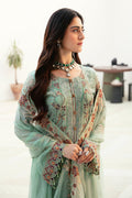 Ramsha | Chevron Chiffon Collection | A-804 - Khanumjan  Pakistani Clothes and Designer Dresses in UK, USA 