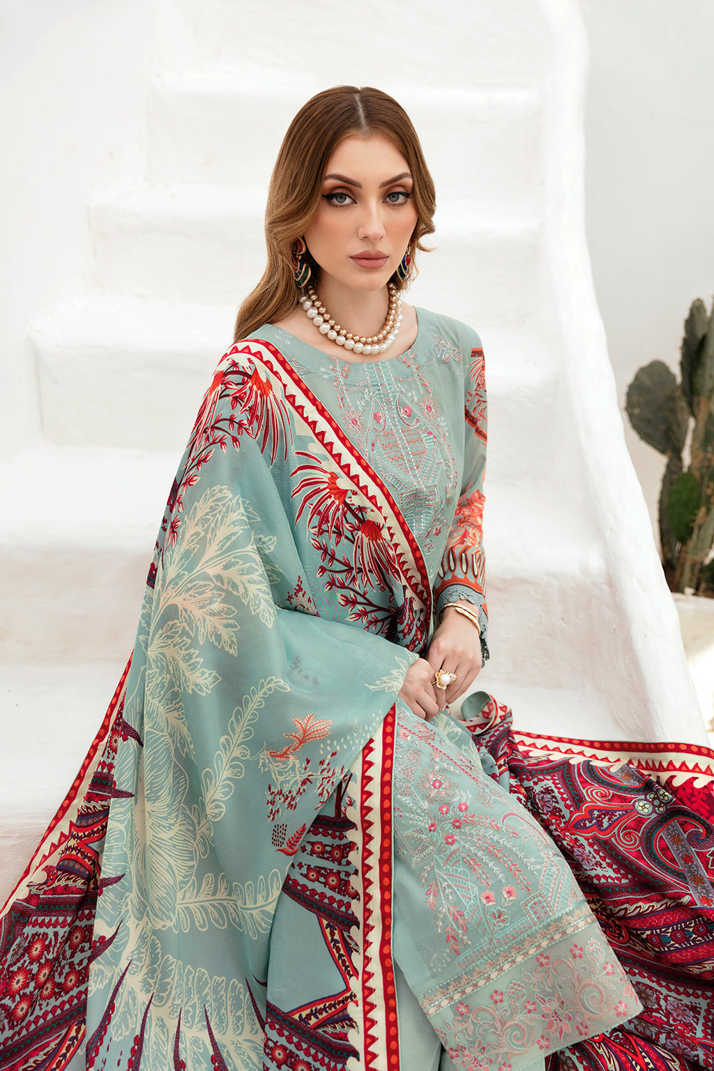 Ramsha | Ghazal Lawn 24 | G-209 - Khanumjan  Pakistani Clothes and Designer Dresses in UK, USA 