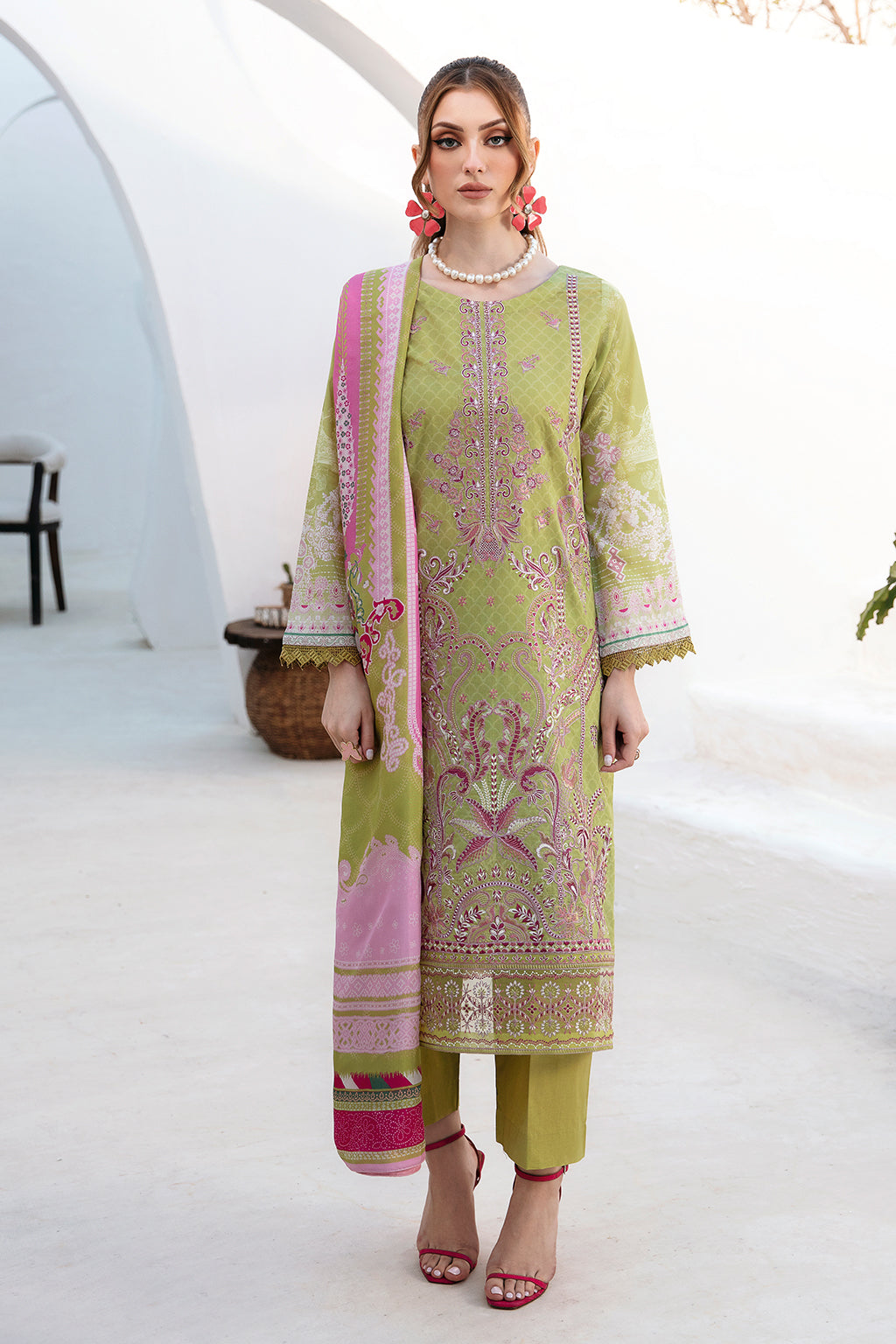 Ramsha | Ghazal Lawn 24 | G-210 - Khanumjan  Pakistani Clothes and Designer Dresses in UK, USA 