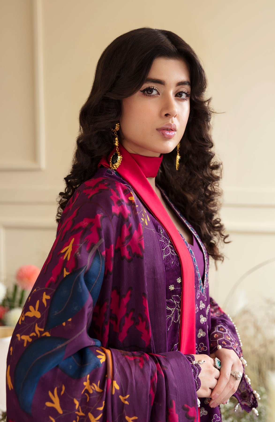 Zevk | Flora Festive Lawn | FUCHSIA - Khanumjan  Pakistani Clothes and Designer Dresses in UK, USA 