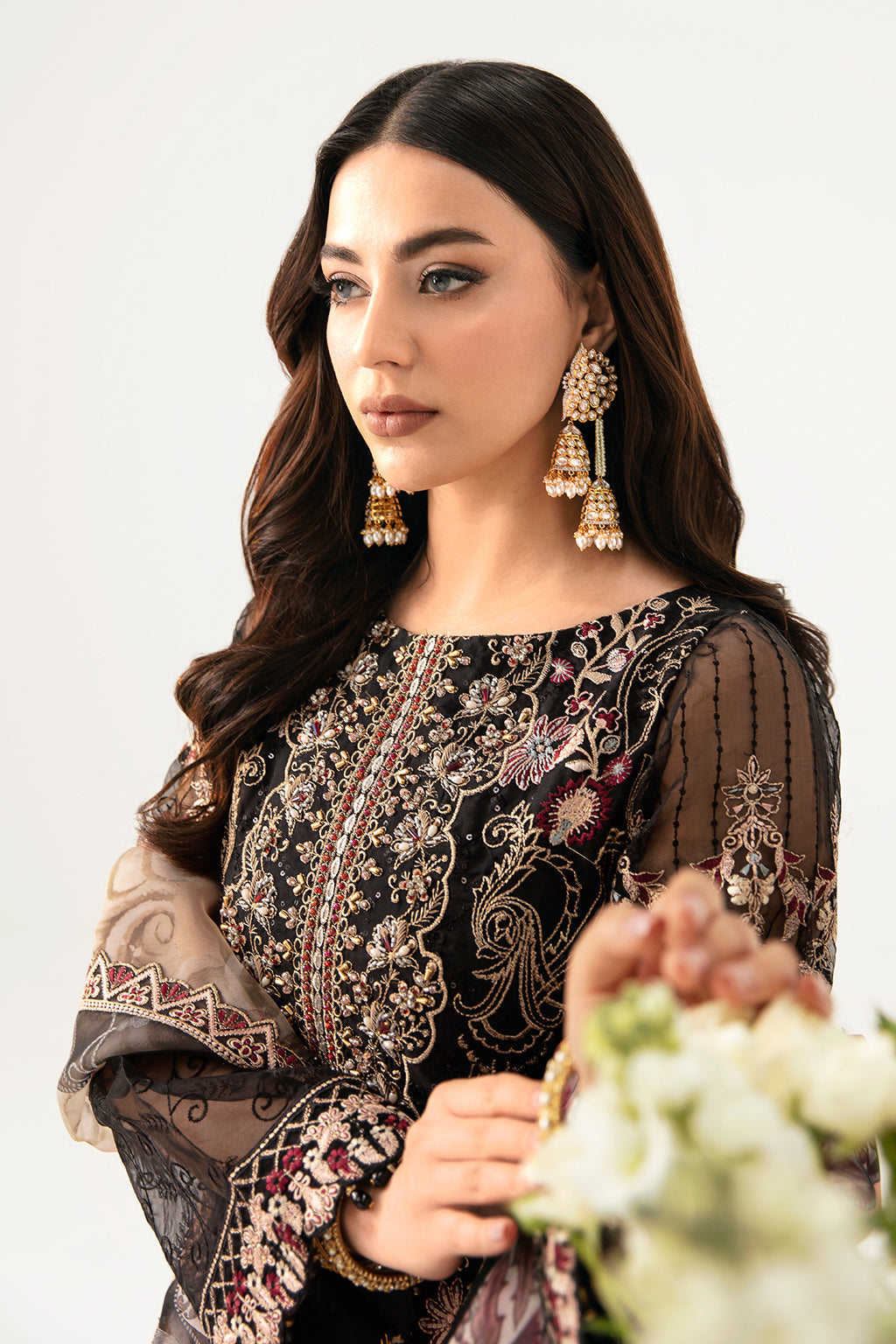 Ramsha | Minhal Organza Collection | M-1105 - Khanumjan  Pakistani Clothes and Designer Dresses in UK, USA 