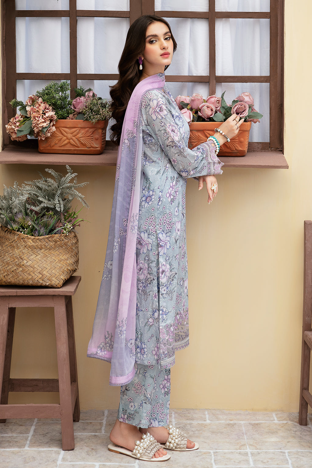 Ramsha | Rangrez Lawn Collection | N-508 - Khanumjan  Pakistani Clothes and Designer Dresses in UK, USA 