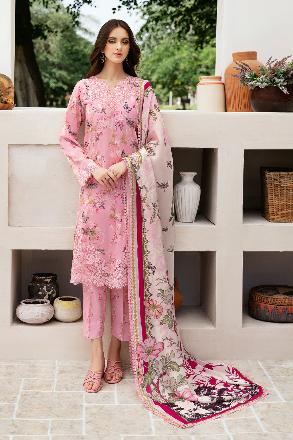 Ramsha | Rangrez Lawn Collection | N-502 - Khanumjan  Pakistani Clothes and Designer Dresses in UK, USA 