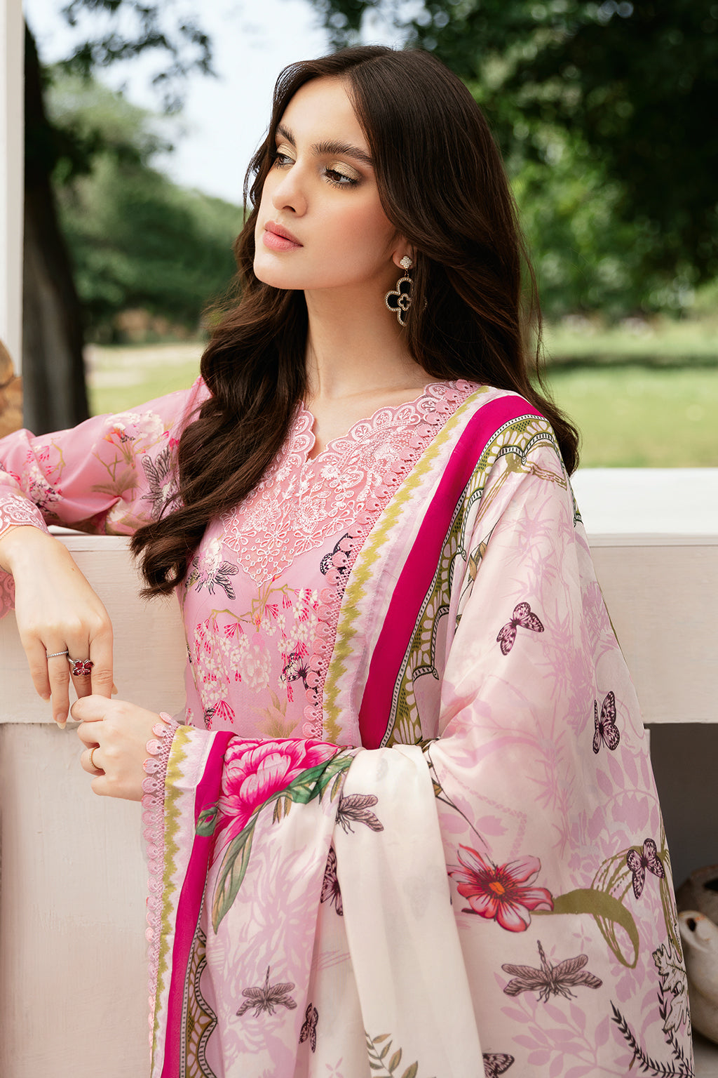 Ramsha | Rangrez Lawn Collection | N-502 - Khanumjan  Pakistani Clothes and Designer Dresses in UK, USA 