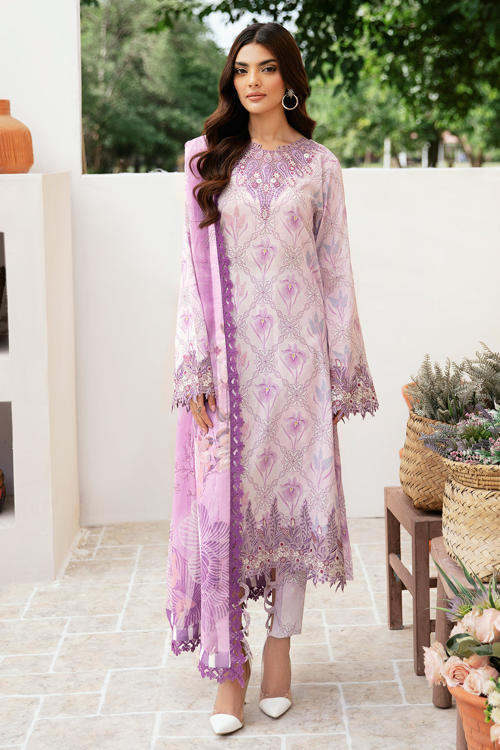 Ramsha | Rangrez Lawn Collection | N-504 - Khanumjan  Pakistani Clothes and Designer Dresses in UK, USA 