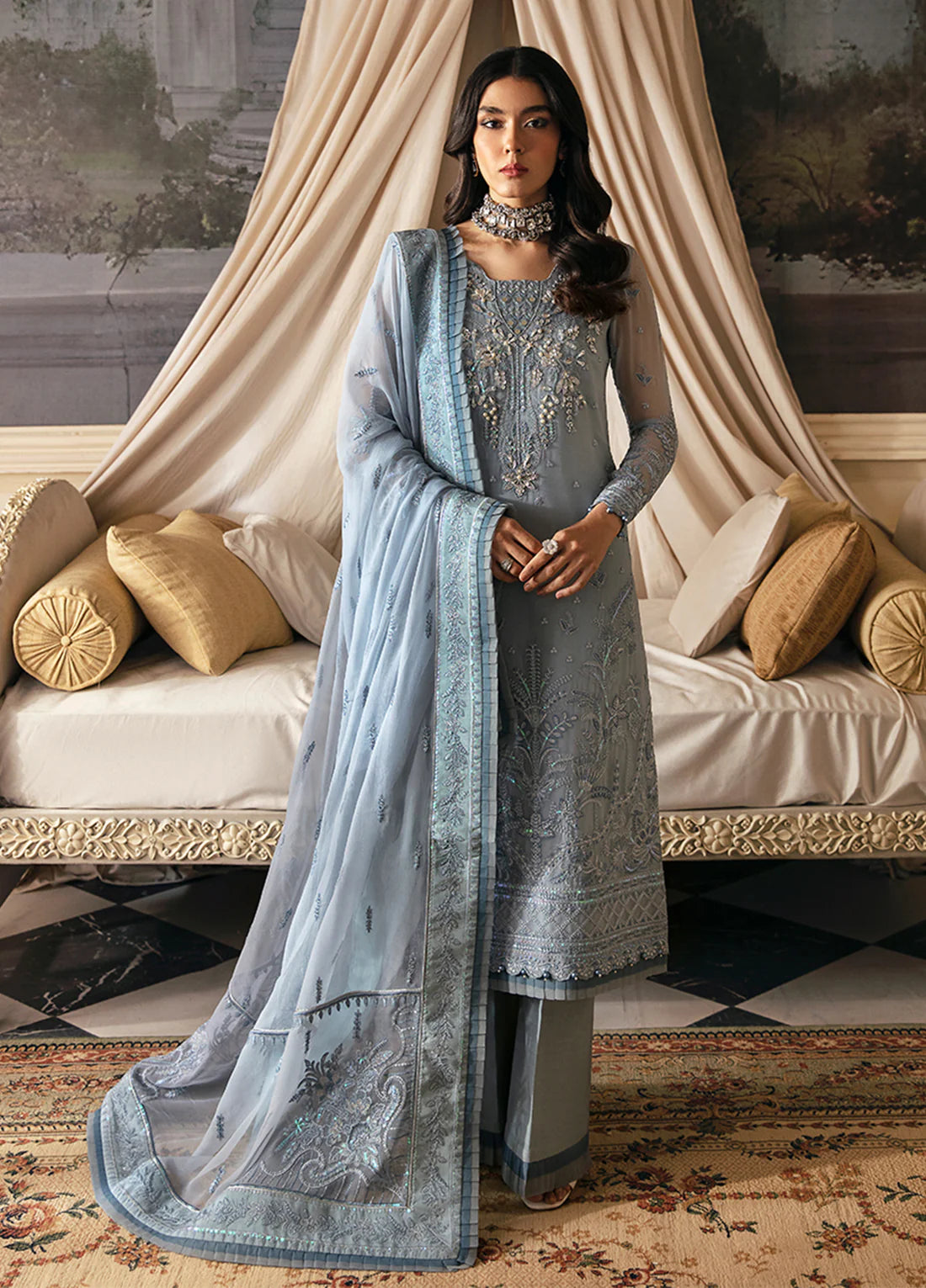 Gulaal | Embroidered Chiffon 23 | Zuria - Khanumjan  Pakistani Clothes and Designer Dresses in UK, USA 