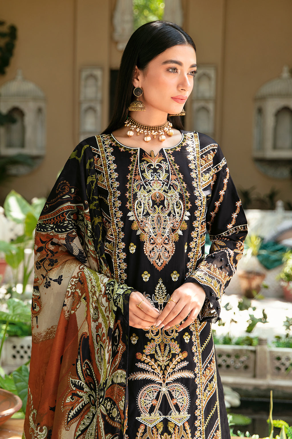 Ramsha | Mashaal Luxury Lawn | L-805 - Khanumjan  Pakistani Clothes and Designer Dresses in UK, USA 