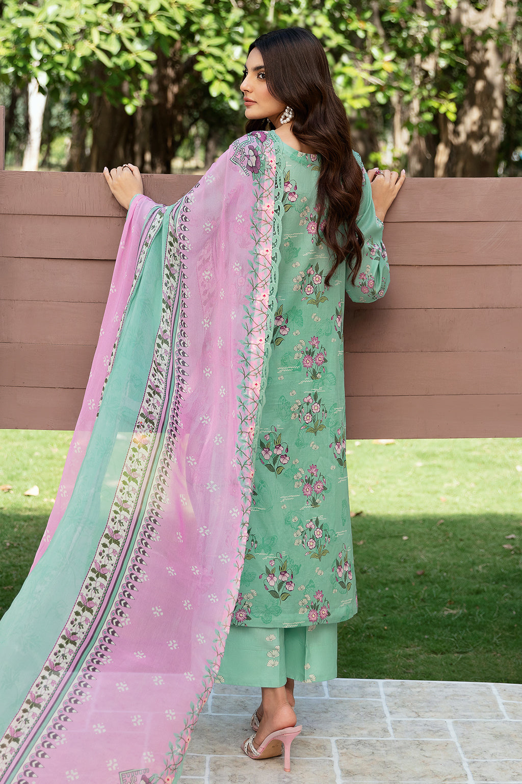 Ramsha | Rangrez Lawn Collection | N-510 - Khanumjan  Pakistani Clothes and Designer Dresses in UK, USA 