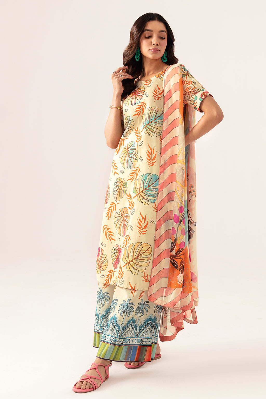 Ramsha | Pinted Lawn | RP-107 - Khanumjan  Pakistani Clothes and Designer Dresses in UK, USA 