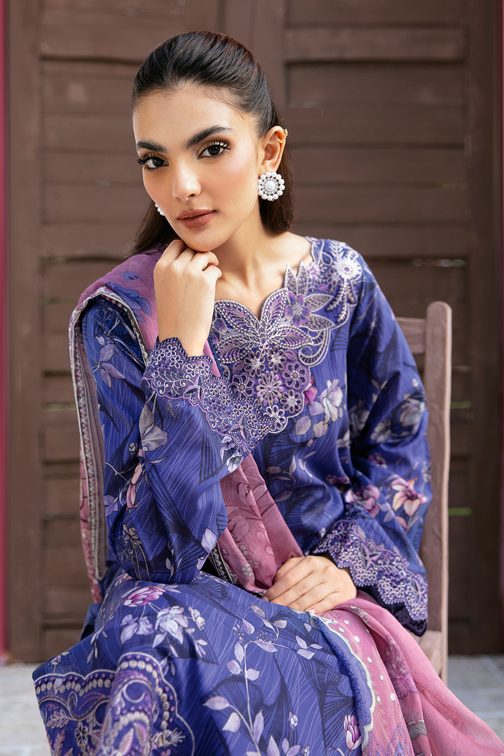 Ramsha | Rangrez Lawn Collection | N-509 - Khanumjan  Pakistani Clothes and Designer Dresses in UK, USA 