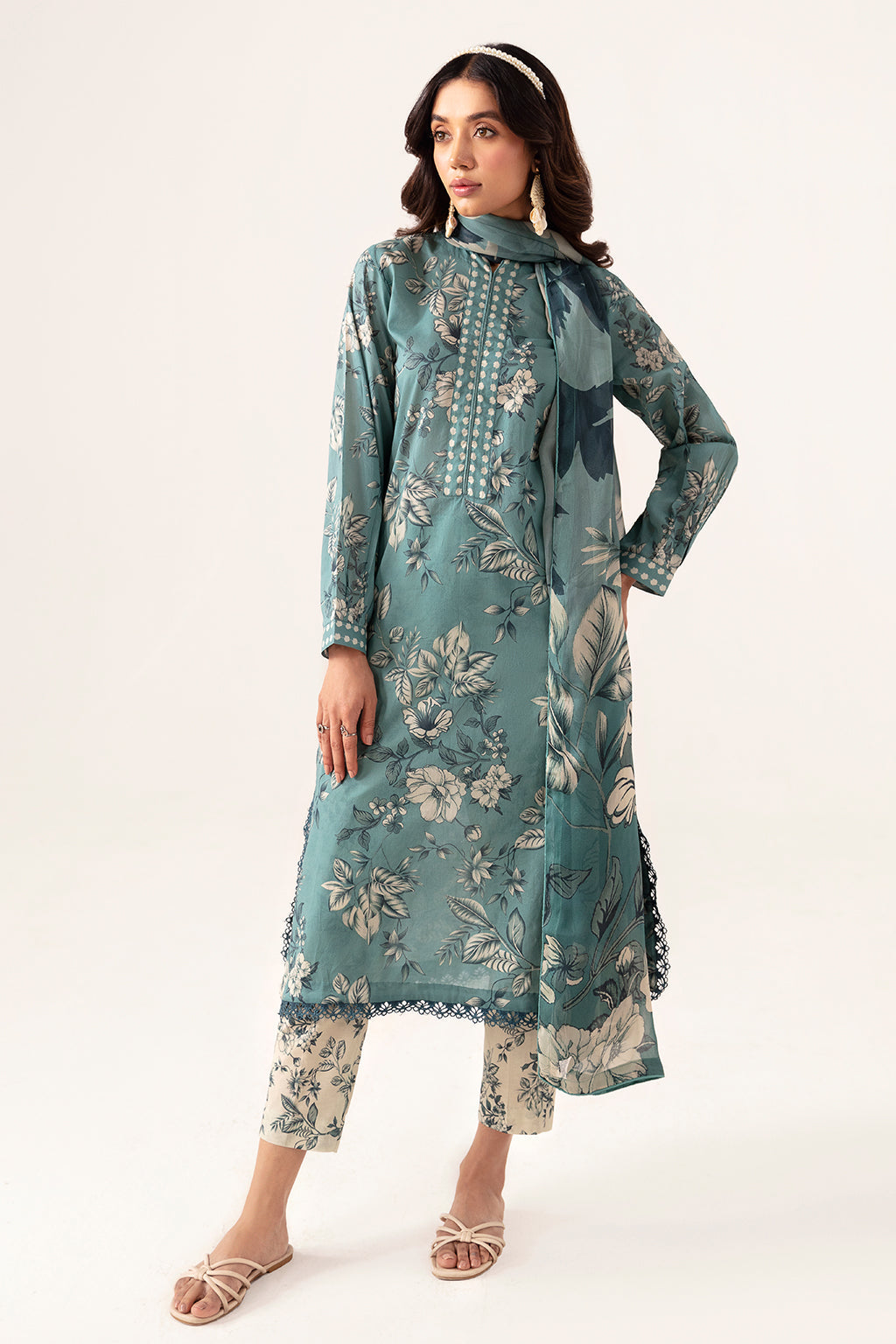 Ramsha | Pinted Lawn | RP-104 - Khanumjan  Pakistani Clothes and Designer Dresses in UK, USA 