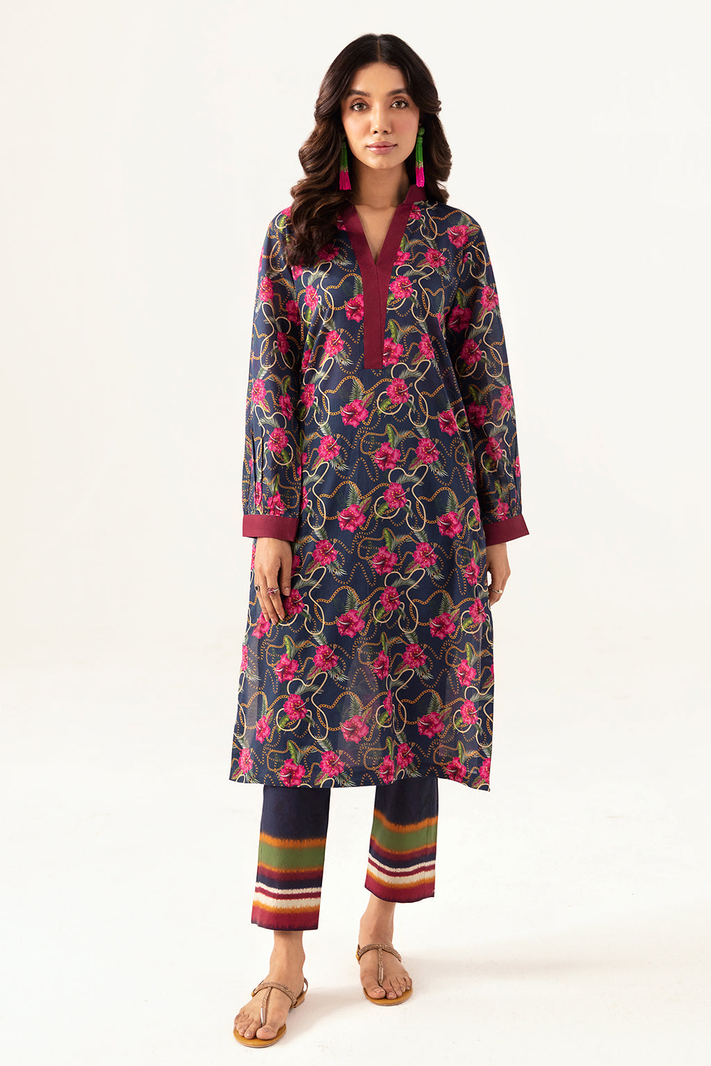 Ramsha | Pinted Lawn | RP-101 - Khanumjan  Pakistani Clothes and Designer Dresses in UK, USA 