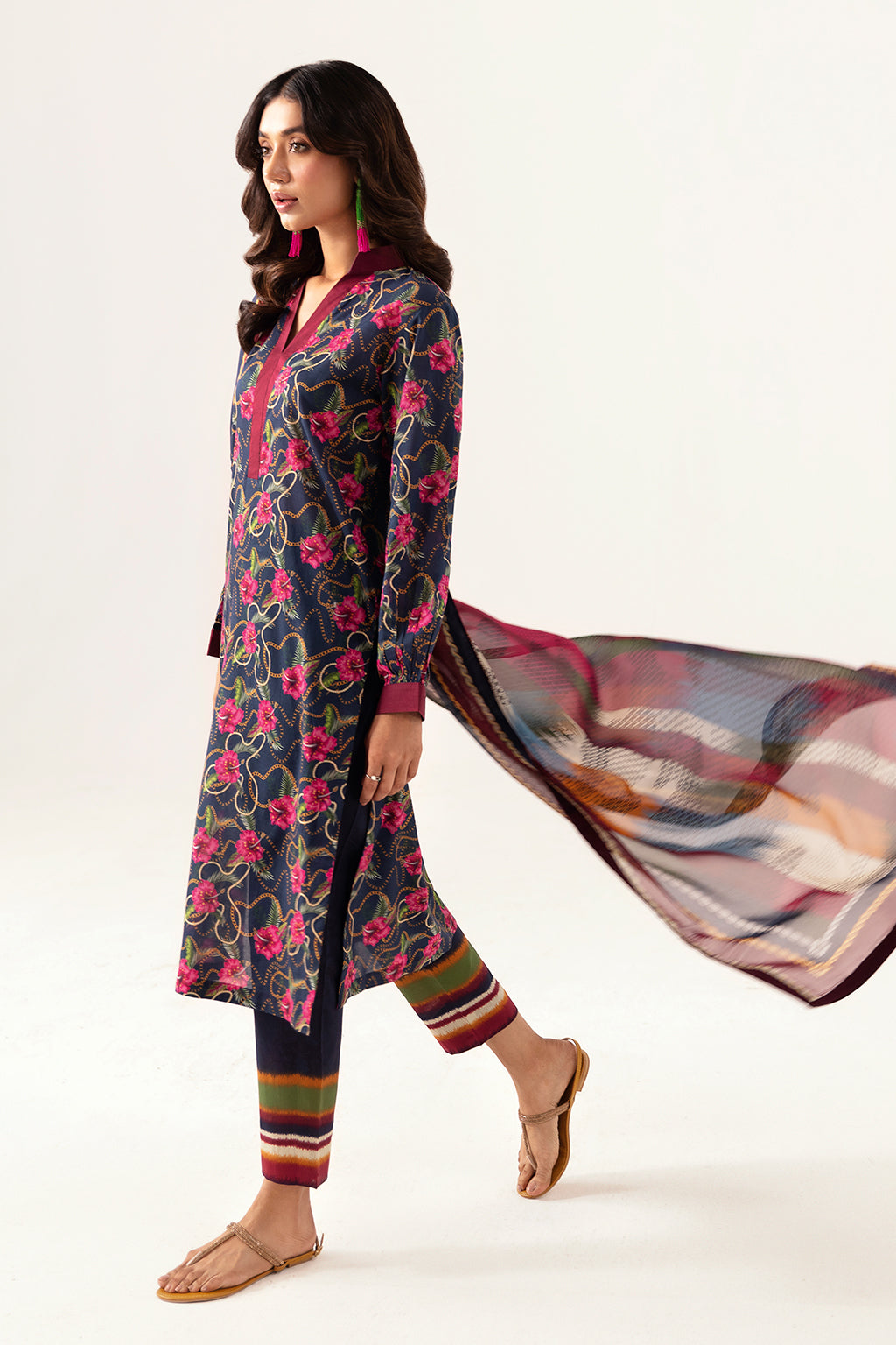 Ramsha | Pinted Lawn | RP-101 - Khanumjan  Pakistani Clothes and Designer Dresses in UK, USA 