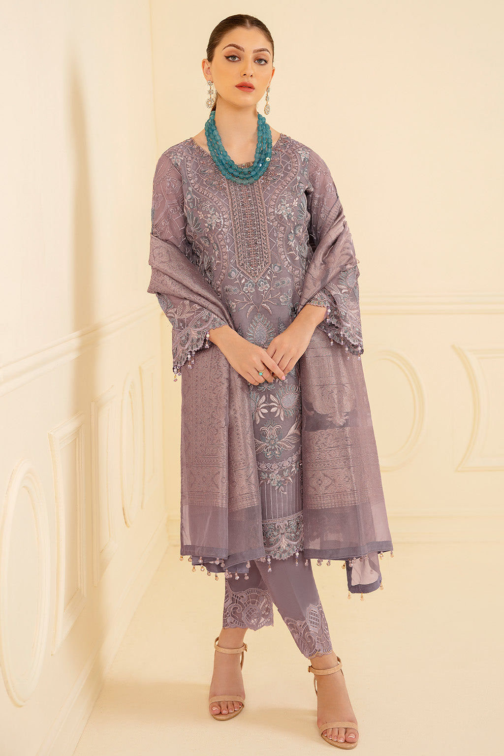 Ramsha | Minhal Organza Collection | M-709 - Khanumjan  Pakistani Clothes and Designer Dresses in UK, USA 