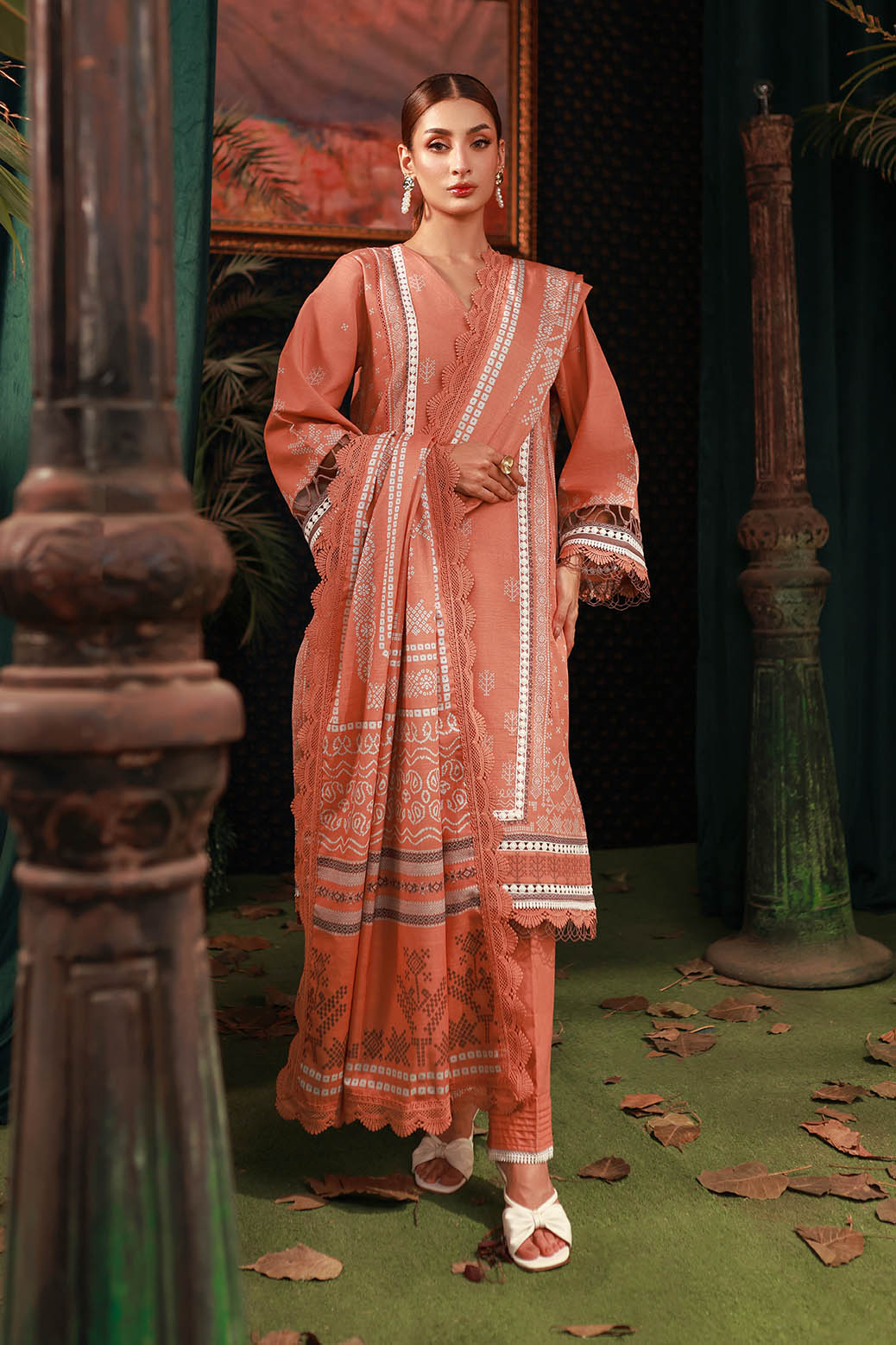 Bonanza Satrangi | Khaddar and Viscose | AMBER GLOW