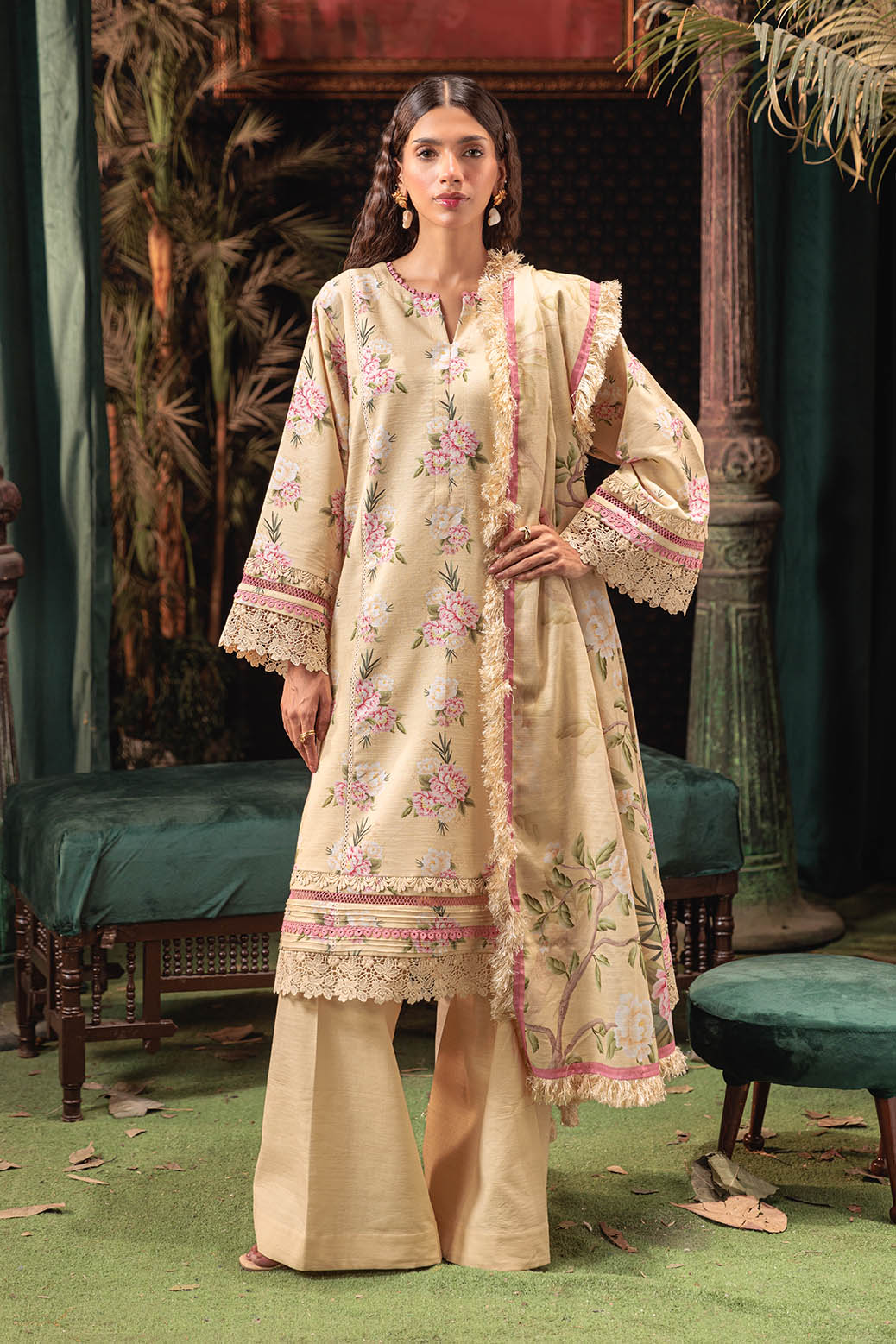 Bonanza Satrangi | Khaddar and Viscose | FLORAL BLOSSOM