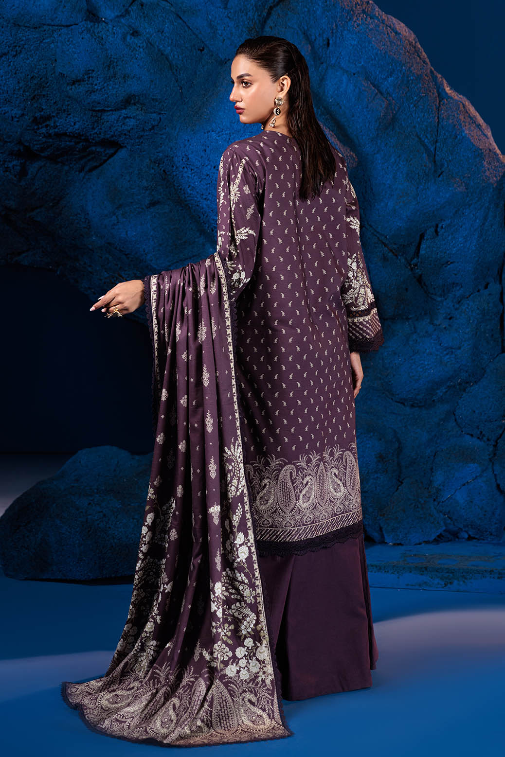 Bonanza Satrangi | Khaddar and Viscose | DUSTY GEM