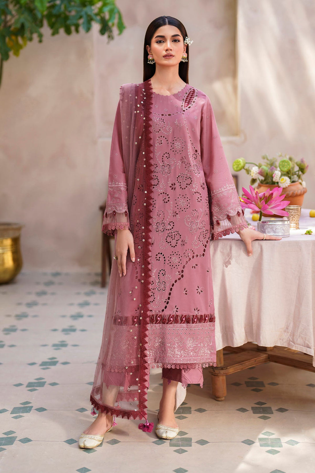 Nureh | Bazaar Lawn | NS - 136 - Khanumjan  Pakistani Clothes and Designer Dresses in UK, USA 