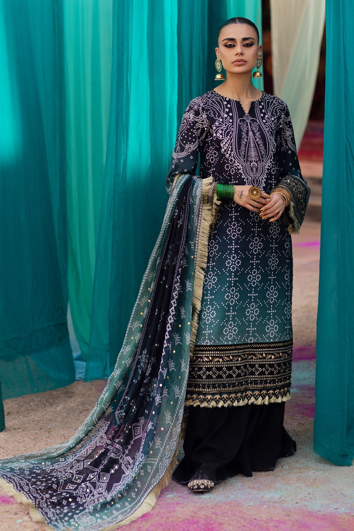 Nureh | Bazaar Lawn | NS-129 - Khanumjan  Pakistani Clothes and Designer Dresses in UK, USA 